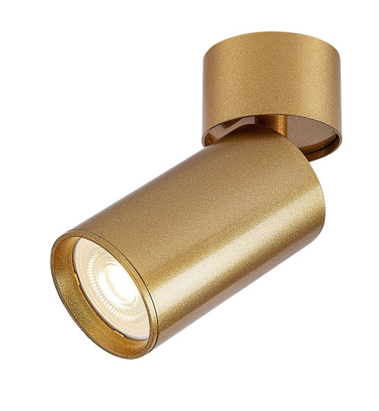 Spot okrągły złoty MIRINA 1xGU10x5W wym:13x5,5x5,5cm IP20 Rabalux 909664