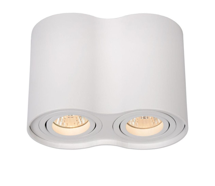 Spot owalny biały TUBE 2xGU10x50W wym:12,5x19,5x9,5cm IP20 Lucide 914459