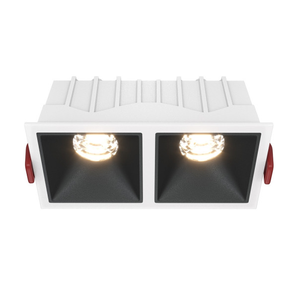 Spot prostokątny biały ALFA LED LED 20W biały ciepły IP20 Maytoni 914880