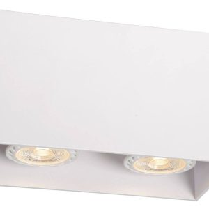 Spot prostokątny biały BODI 2xGU10x50W wym:9,5×16,5×8,25cm IP20 Lucide 913872 Spot prostokątny biały BODI 2xGU10x50W wym:9,5×16,5×8,25cm IP20 Lucide 913872
