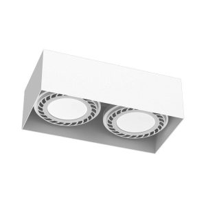 Spot prostokątny biały CAGE 2xGU10x18W wym:8,5×24,2×12,2cm IP20 Brosline 915143 Spot prostokątny biały CAGE 2xGU10x18W wym:8,5×24,2×12,2cm IP20 Brosline 915143