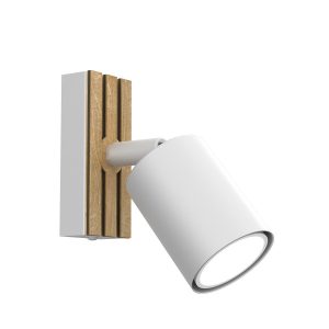 Spot prostokątny biały mat-jasne drewno Terra 1xGU10x8W IP20 Luminex 908654 Spot prostokątny biały mat-jasne drewno Terra 1xGU10x8W IP20 Luminex 908654