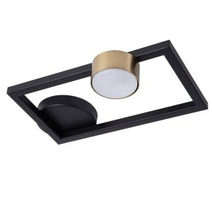 Spot prostokątny czarno-złoty FRAME 1xGX53x12W IP20 Sigma 909142 Spot prostokątny czarno-złoty FRAME 1xGX53x12W IP20 Sigma 909142