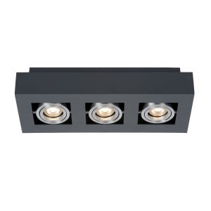 Spot prostokątny czarny-chromowany CASEMIRO 3xGU10x50W IP20 Italux 915153 Spot prostokątny czarny-chromowany CASEMIRO 3xGU10x50W IP20 Italux 915153