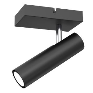 Spot prostokątny czarny mat-chromowany Axion 1xGU10x8W IP20 Luminex 904985 Spot prostokątny czarny mat-chromowany Axion 1xGU10x8W IP20 Luminex 904985