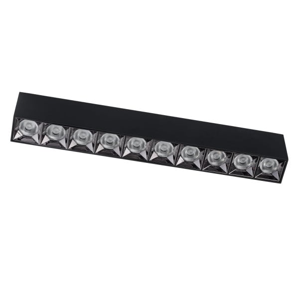 Spot prostokątny czarny MIDI LED 40W biały neutralny IP20 Nowodvorski 908996