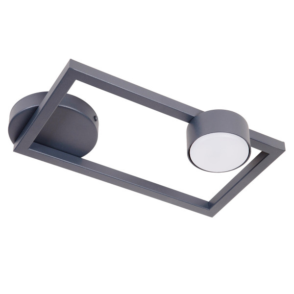 Spot prostokątny grafitowy FRAME 1xGX53x12W wym:7,7x33,5x23,5cm IP20 Sigma 909671