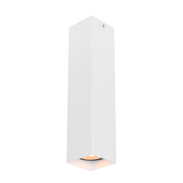 Spot reflektor kwadratowy biały piaskowany ANDER 1xGU10x10W IP20 Italux 912079