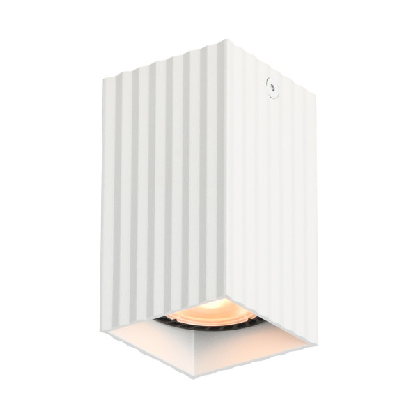 Spot reflektor kwadratowy biały piaskowany TECNO 1xGU10x10W IP20 Italux 905034