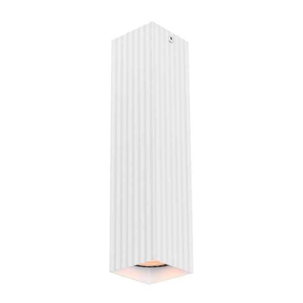 Spot reflektor kwadratowy biały piaskowany TECNO 1xGU10x10W IP20 Italux 904979
