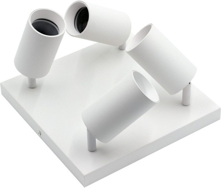 Spot reflektor kwadratowy biały Qualis 4xGU10x40W IP20 IdeaLED 908666