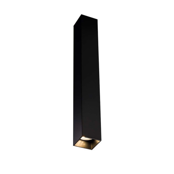 Spot reflektor kwadratowy czarny DOHA 1xGU10x4W wym:30x4x4cm IP20 Shilo 914387
