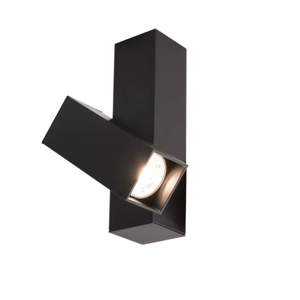 Spot reflektor kwadratowy czarny MITSUMA 1xGU10x4W wym:12x4x8cm IP20 Shilo 908705