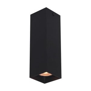 Spot reflektor kwadratowy czarny piaskowany ANDER 1xGU10x10W IP20 Italux 911999