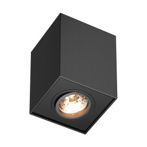 Spot reflektor kwadratowy czarny Quadro 1xGU10x50W IP20 Zuma Line 911997