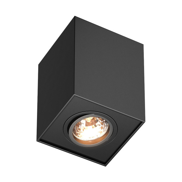 Spot reflektor kwadratowy czarny Quadro 1xGU10x50W IP20 Zuma Line 911997