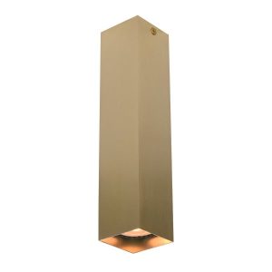 Spot reflektor kwadratowy mosiężno-czarny ANDER 1xGU10x10W IP20 Italux 911978