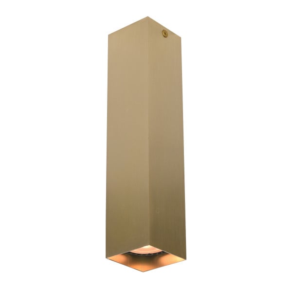 Spot reflektor kwadratowy mosiężno-czarny ANDER 1xGU10x10W IP20 Italux 911978