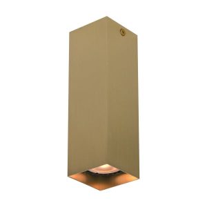 Spot reflektor kwadratowy mosiężno-czarny ANDER 1xGU10x10W IP20 Italux 912011