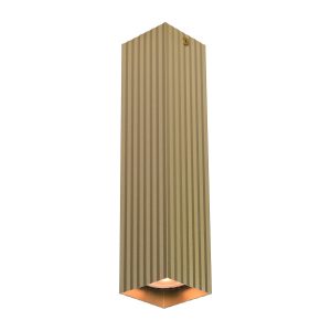 Spot reflektor kwadratowy złoty TECNO 1xGU10x10W IP20 Italux 904975