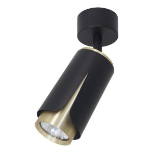 Spot reflektor okrągły czarno-złoty FLOWER 1xGU10x8W IP20 Milagro 908925 Spot reflektor okrągły czarno-złoty FLOWER 1xGU10x8W IP20 Milagro 908925
