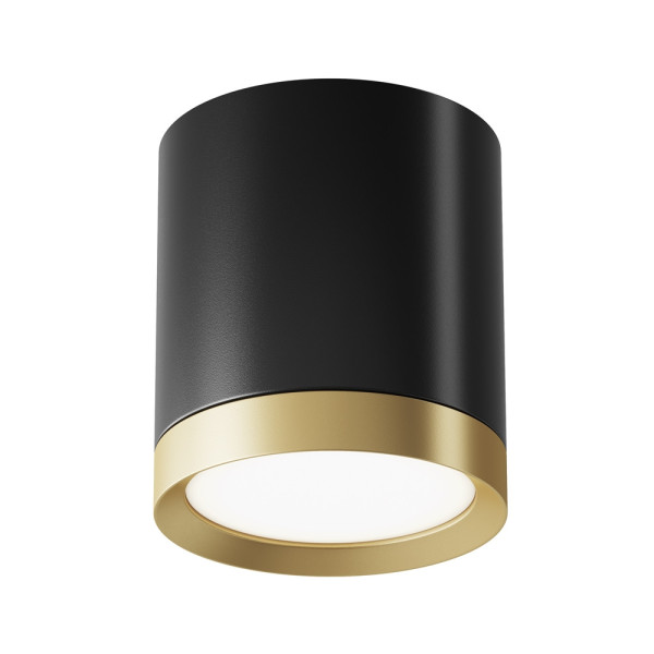 Spot reflektor okrągły czarno-złoty HOOP 1xGX53x15W IP20 Maytoni 914550
