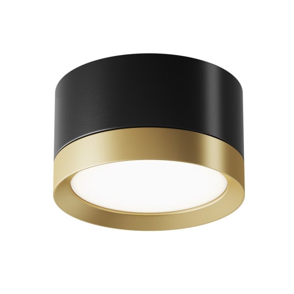 Spot reflektor okrągły czarno-złoty HOOP 1xGX53x15W IP20 Maytoni 914419