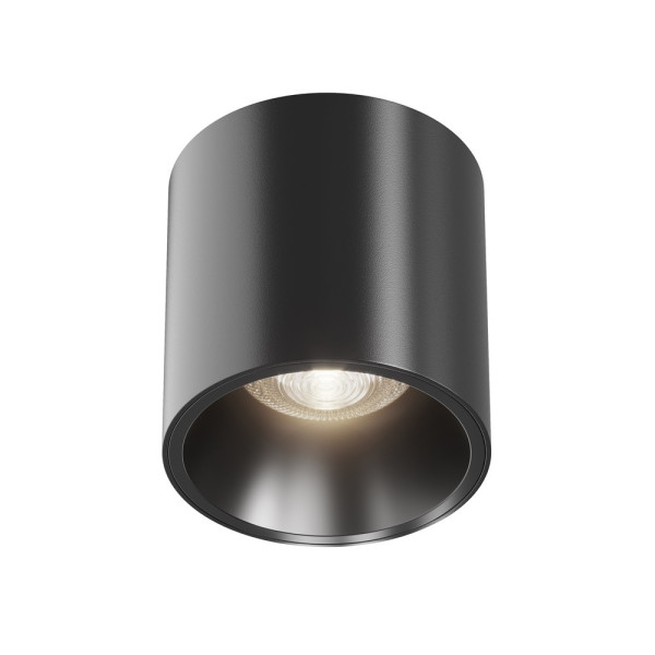 Spot reflektor okrągły czarny ALFA LED LED 12W biały neutralny IP20 Maytoni 912084