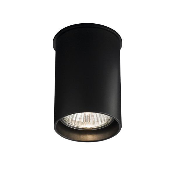 Spot reflektor okrągły czarny ARIDA 1xGU10x10W wym:9x6,5x6,5cm IP20 Shilo 912047