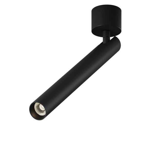 Spot reflektor okrągły czarny Focus T LED 6W biały ciepły IP20 Maytoni 905025