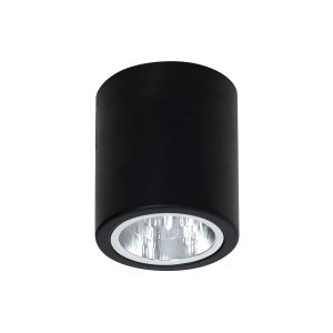 Spot reflektor okrągły czarny mat Downlight round 1xE27x15W IP20 Luminex 912048