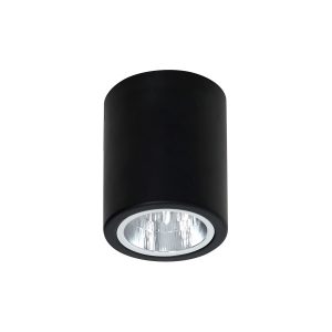 Spot reflektor okrągły czarny mat Downlight round 1xE27x15W IP20 Luminex 912046