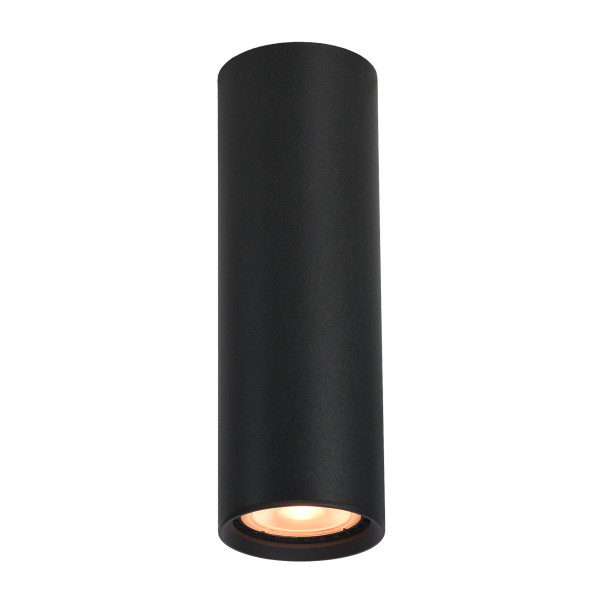 Spot reflektor okrągły czarny piaskowany LOPUS 1xGU10x10W IP20 Italux 912064