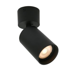Spot reflektor okrągły czarny piaskowany NESTO 1xGU10x10W IP20 Italux 909124 Spot reflektor okrągły czarny piaskowany NESTO 1xGU10x10W IP20 Italux 909124