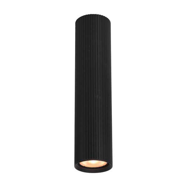 Spot reflektor okrągły czarny piaskowany RILOK 1xGU10x10W IP20 Italux 912053
