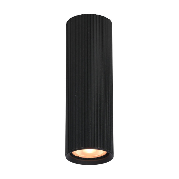 Spot reflektor okrągły czarny piaskowany RILOK 1xGU10x10W IP20 Italux 912063