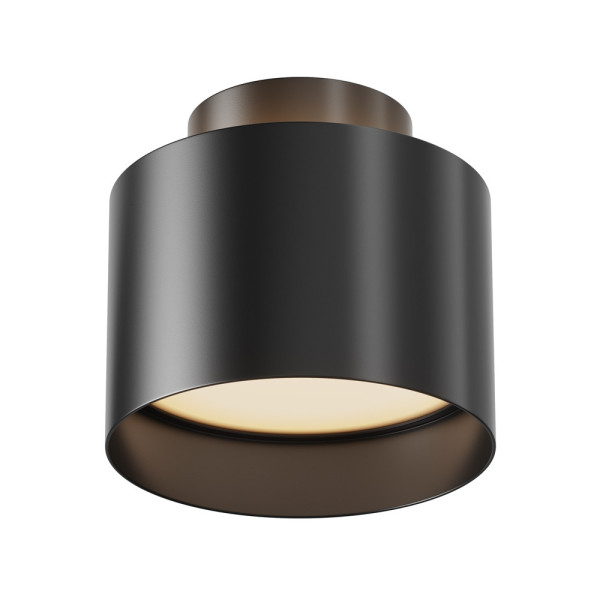 Spot reflektor okrągły czarny PLANET LED 12W biały ciepły IP20 Maytoni 911990