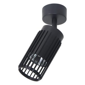 Spot reflektor okrągły czarny VERTICAL 1xGU10x8W wym:19x6x6cm IP20 Milagro 904995