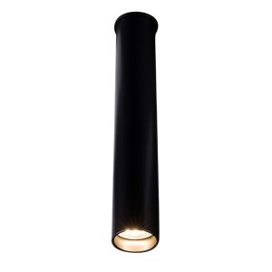 Spot reflektor okrągły czarny YABU 1xGU10x4W wym:25,3x4x4cm IP20 Shilo 914460