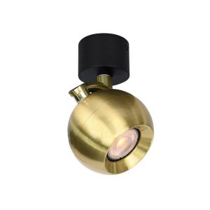 Spot reflektor okrągły mosiężno-czarny LAFIN 1xGU10x10W IP20 Italux 904988