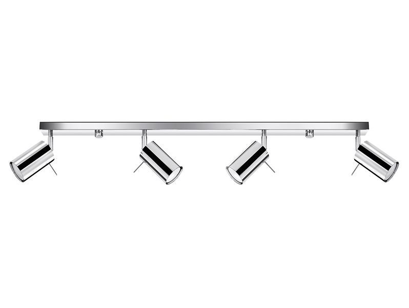 Spot Ring 4-punktowy 80 cm stalowy srebrny 52510