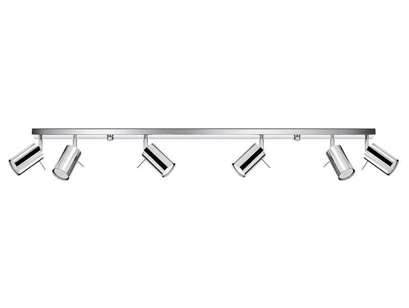 Spot Ring 6-punktowy 118 cm stalowy srebrny 52511