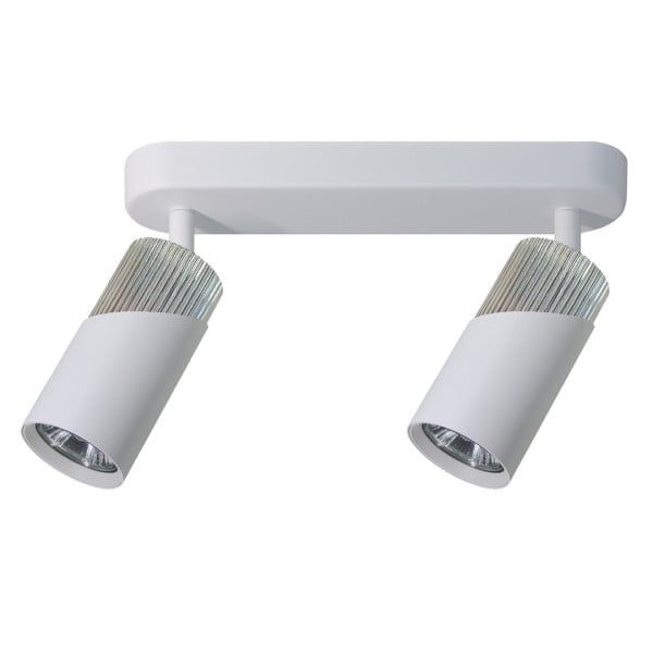 Spot sufitowy biały chromowany NEO 2xGU10x8W wym:8,35x35,2x5,5cm Milagro 866993