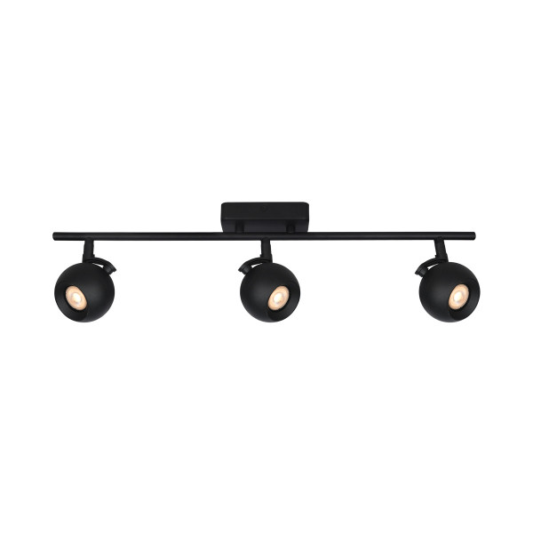 Spot sufitowy czarny piaskowany LAFIN 3xGU10x10W wym:17,5x58x9cm Italux 866733