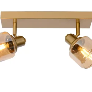Spot sufitowy złoto-odcienie złota BJORN 2xE14x40W wym:15x30x15cm Lucide 865941 Spot sufitowy złoto-odcienie złota BJORN 2xE14x40W wym:15x30x15cm Lucide 865941