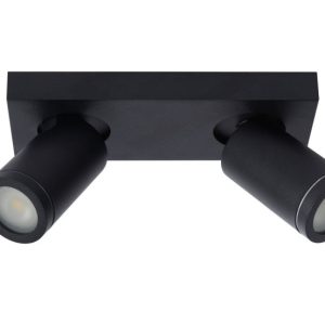 Spot TAYLOR czarny 2xGU10x5W wym:12,5x24x10cm IP44 Lucide 1038963 Spot TAYLOR czarny 2xGU10x5W wym:12,5x24x10cm IP44 Lucide 1038963