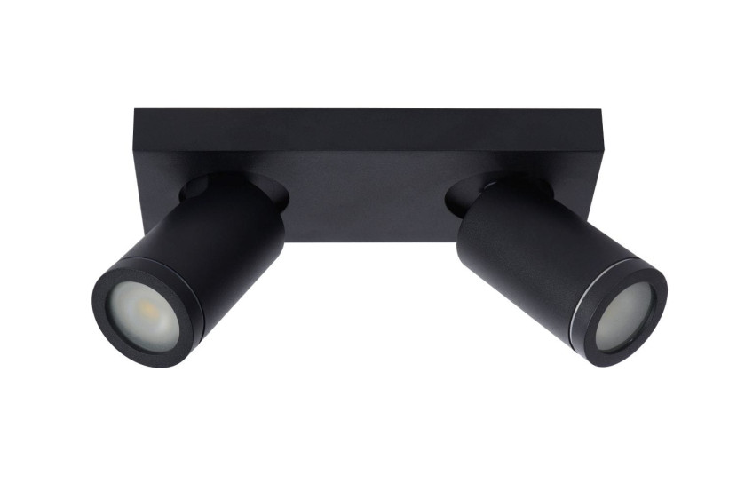 Spot TAYLOR czarny 2xGU10x5W wym:12,5x24x10cm IP44 Lucide 1038963