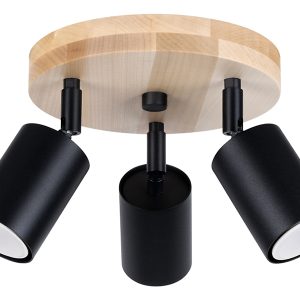 Spot Verdo 3-punktowy 33 cm stalowy czarny 328966 Spot Verdo 3-punktowy 33 cm stalowy czarny 328966