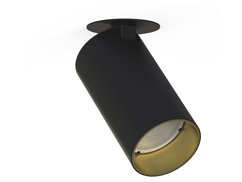 Spot wpuszczana Mono Surface stalowy czarny 44054