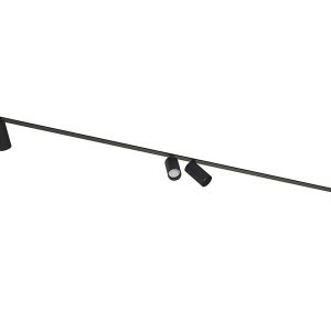 Spot wpuszczany Mono Surface 6-punktowy stalowy czarny 44162